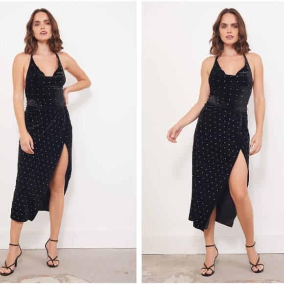 Bobbles & Lace Diamond Of The Season Skirt Black Velvet Skirt Medium - Picture 2 of 9